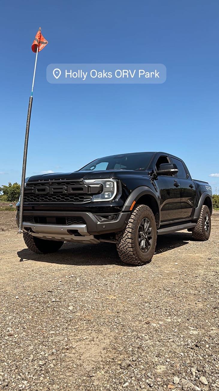 Ford Ranger Holly Oaks ORV Park with Ranger Raptor 56ED2462-9F16-40B5-B65C-BB10054F2248