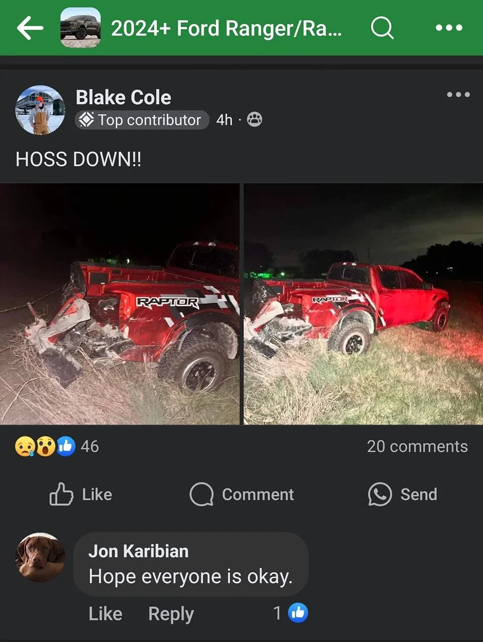 Ford Ranger wRecked Raptors - Official Thread Screenshot_20240825_140413_Facebook