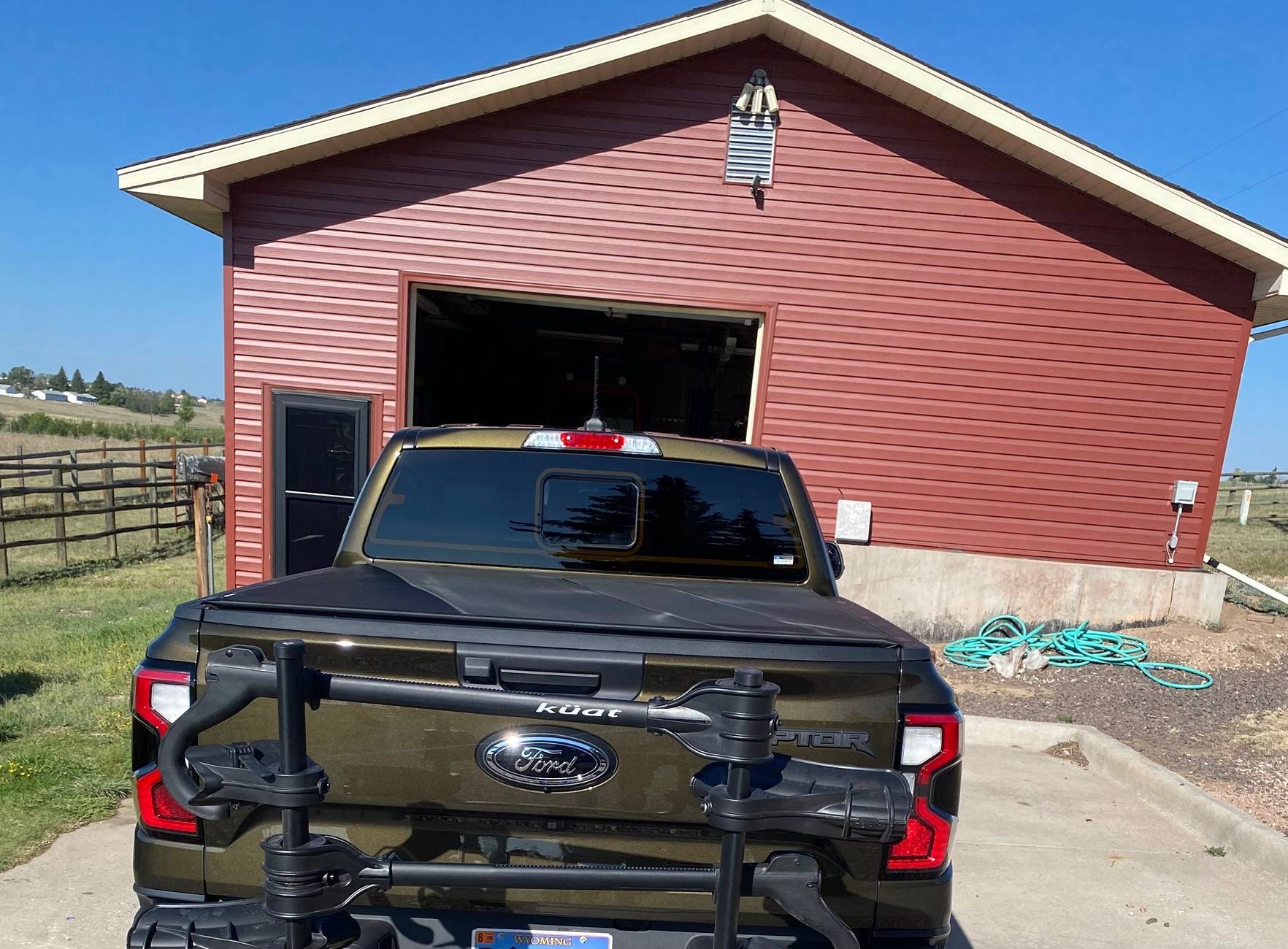 Ford Ranger Kuat Transfer with Swing Bike Rack installed IMG_5909