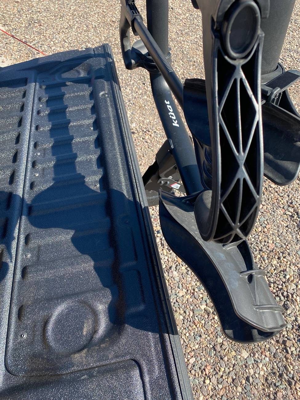Ford Ranger Kuat Transfer with Swing Bike Rack installed IMG_5911