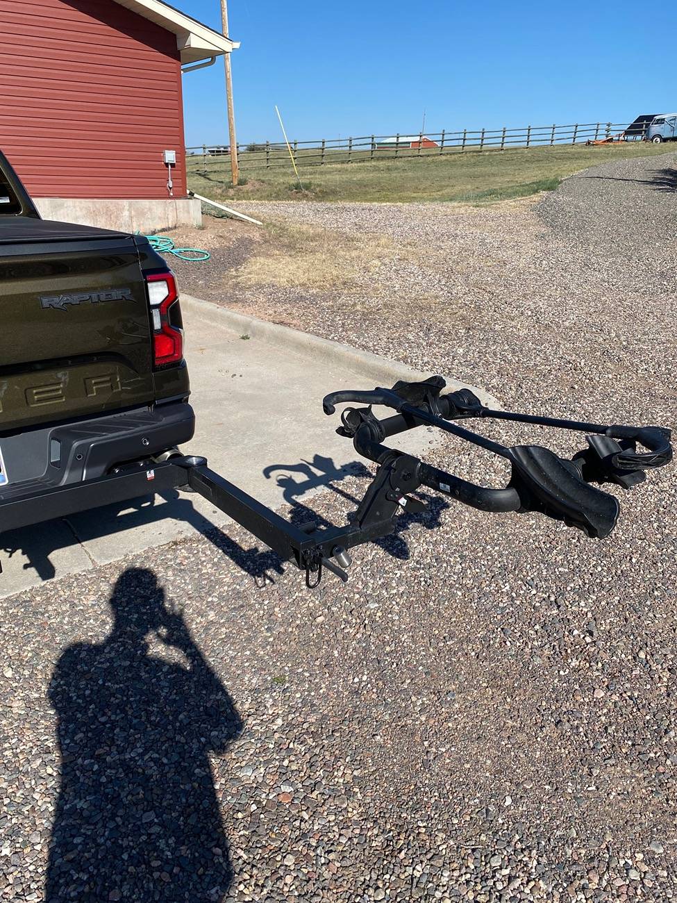 Ford Ranger Kuat Transfer with Swing Bike Rack installed IMG_5912