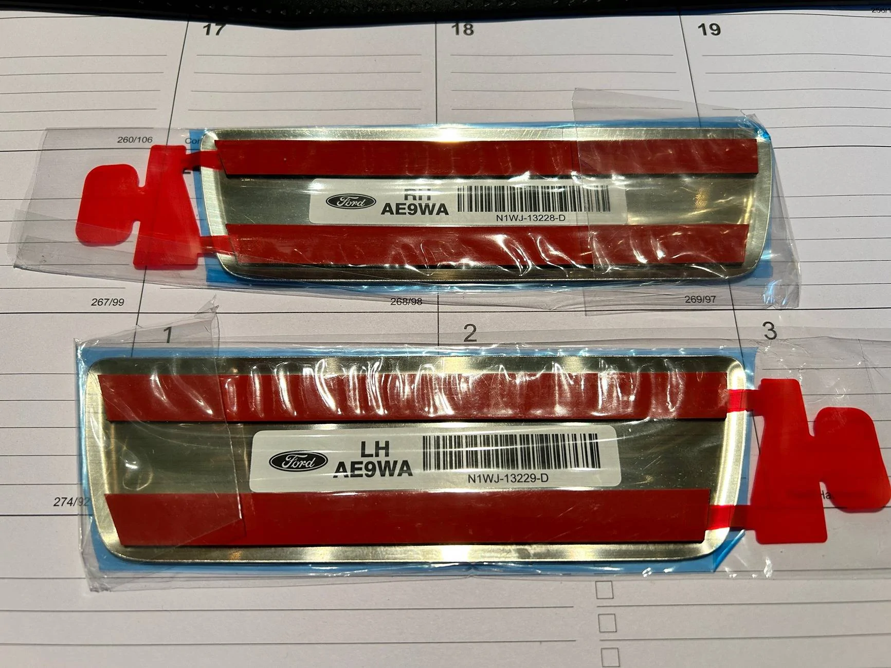 Ford Ranger Factory Rear Door Sills Scuff Plates (from Ford Australia) fullsizeoutput_8bf6