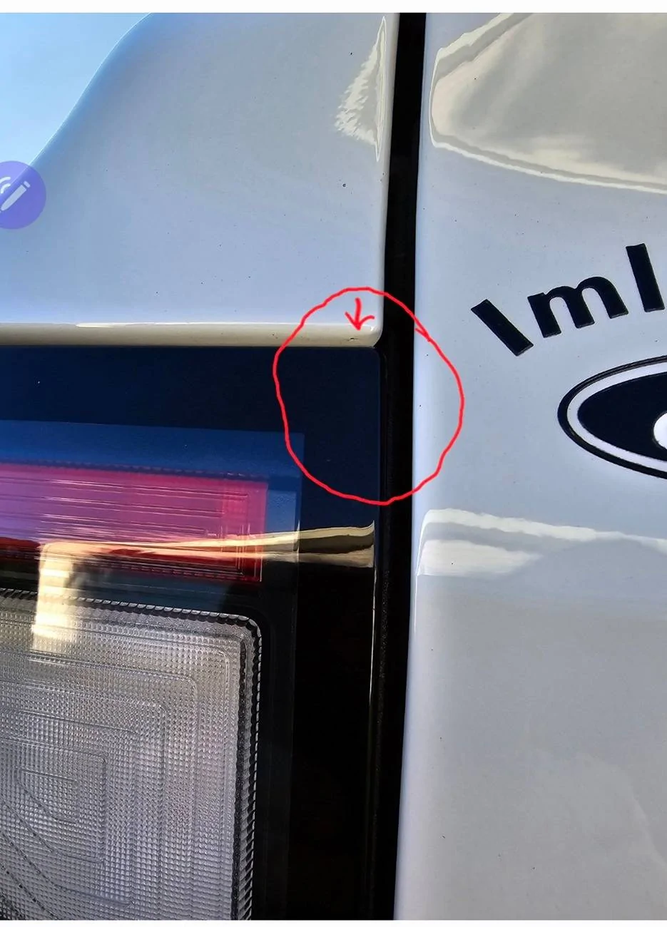 Ford Ranger Paint chipping above the tail light Screenshot_20240901_170842_Gallery