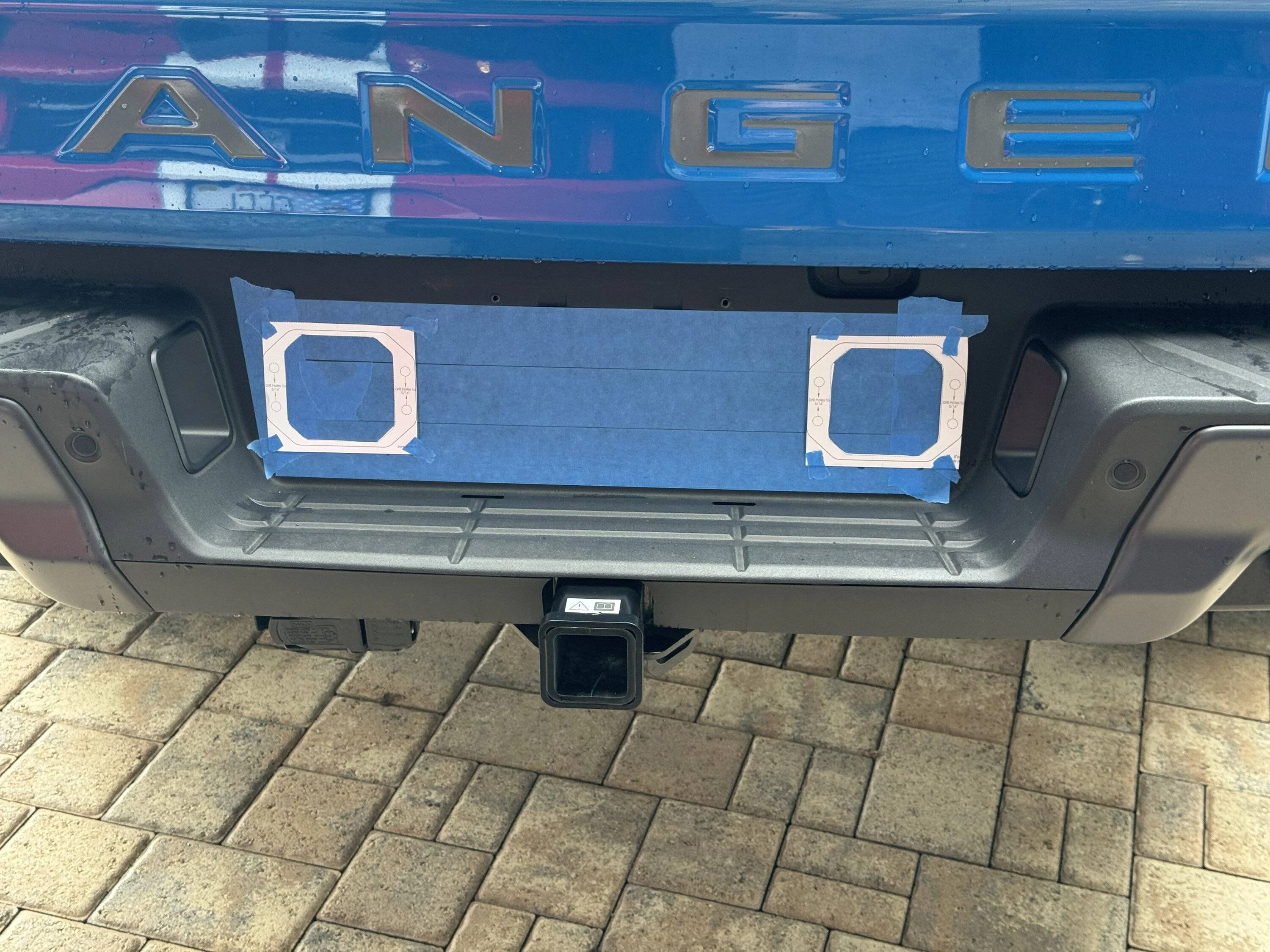 Ford Ranger Diode Dynamics SS3 Sport Combo Installed in Rear Bumper w/ help from 3D print IMG_2650