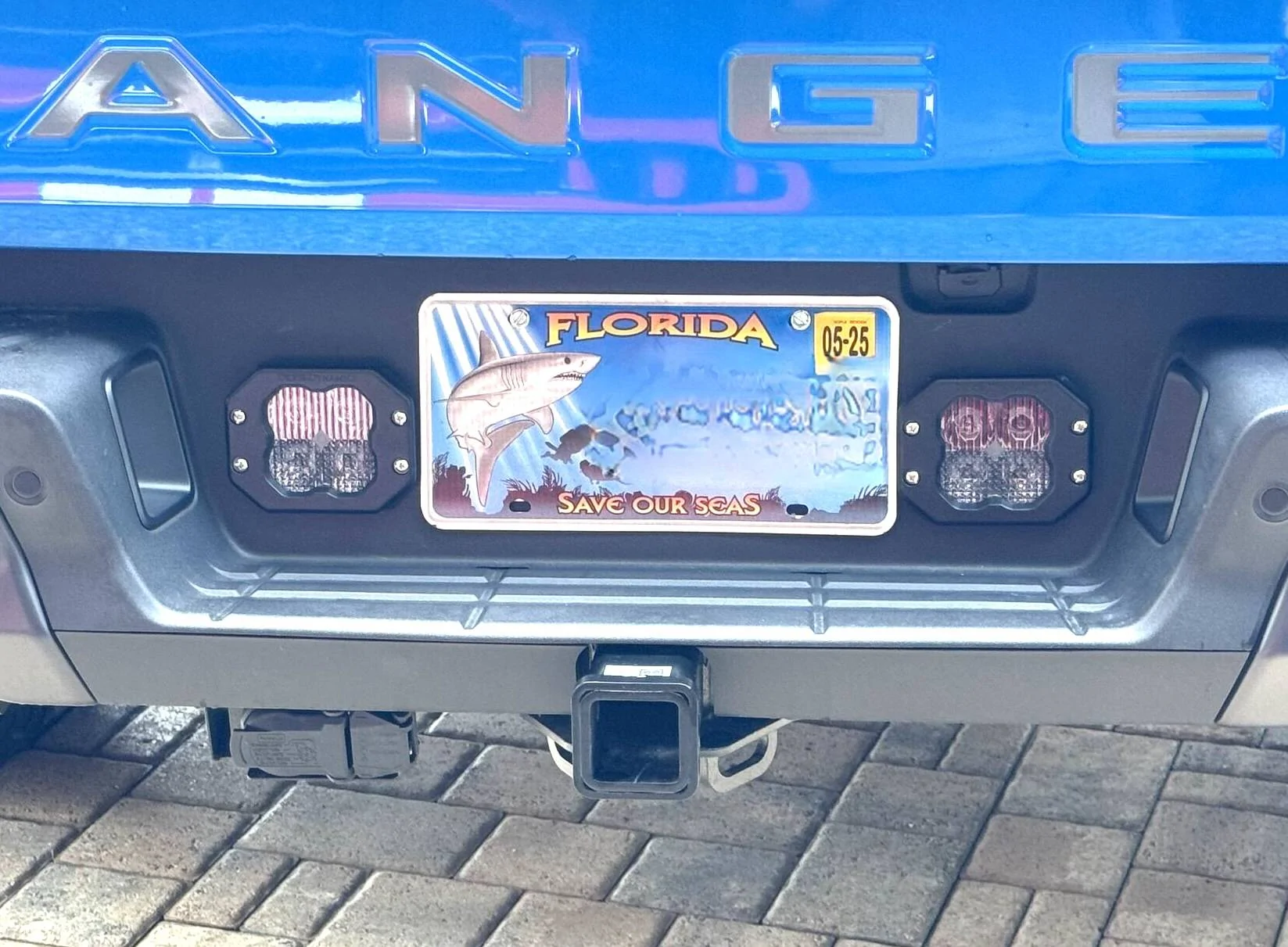 Ford Ranger Diode Dynamics SS3 Sport Combo Installed in Rear Bumper w/ help from 3D print IMG_2651