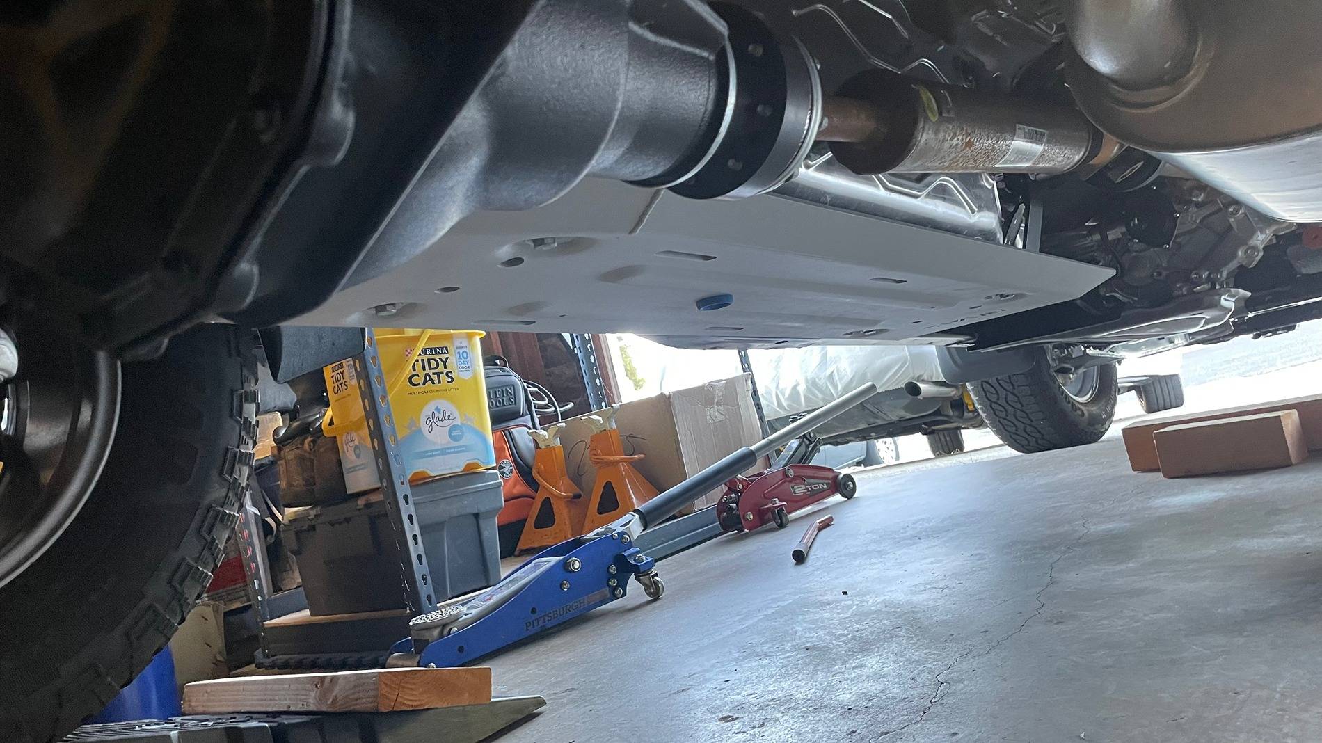 Ford Ranger RIVAL 4x4 Fuel Tank Skid Plate Installed IMG_2292