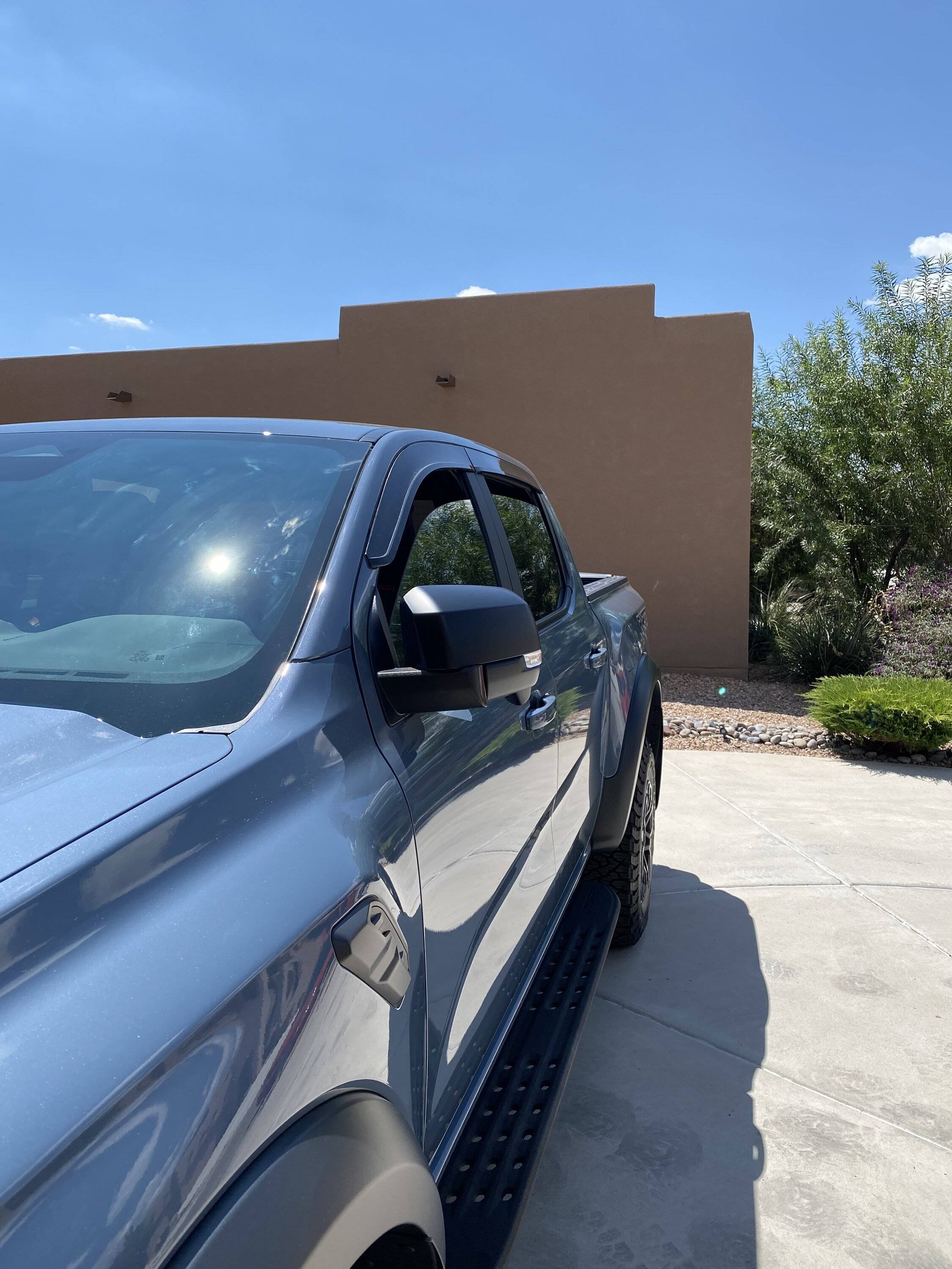 Ford Ranger Matte Black Mirror Covers Installed IMG_2843