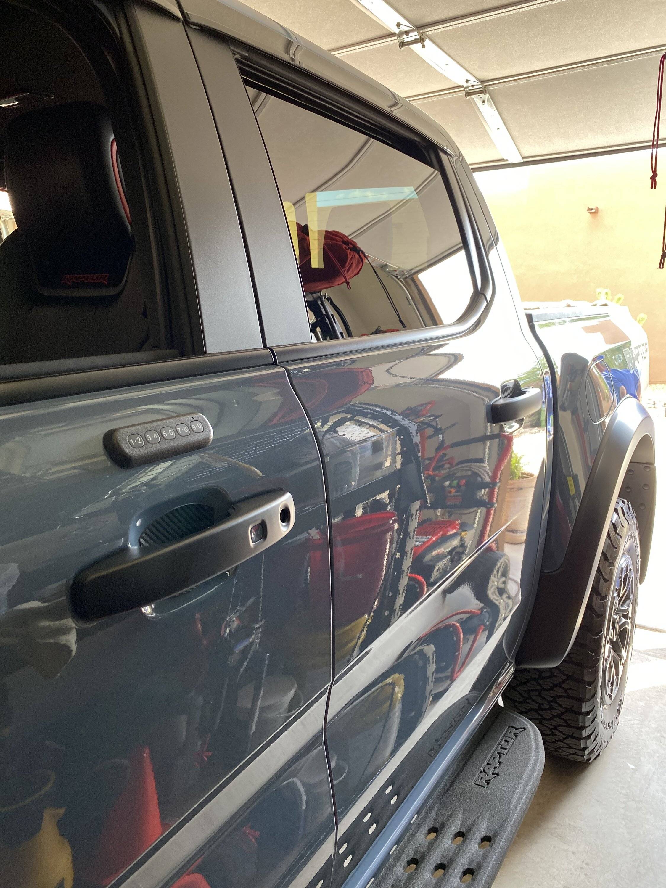 Ford Ranger Added more Matte Black Door Handle Guards & Cups IMG_2856