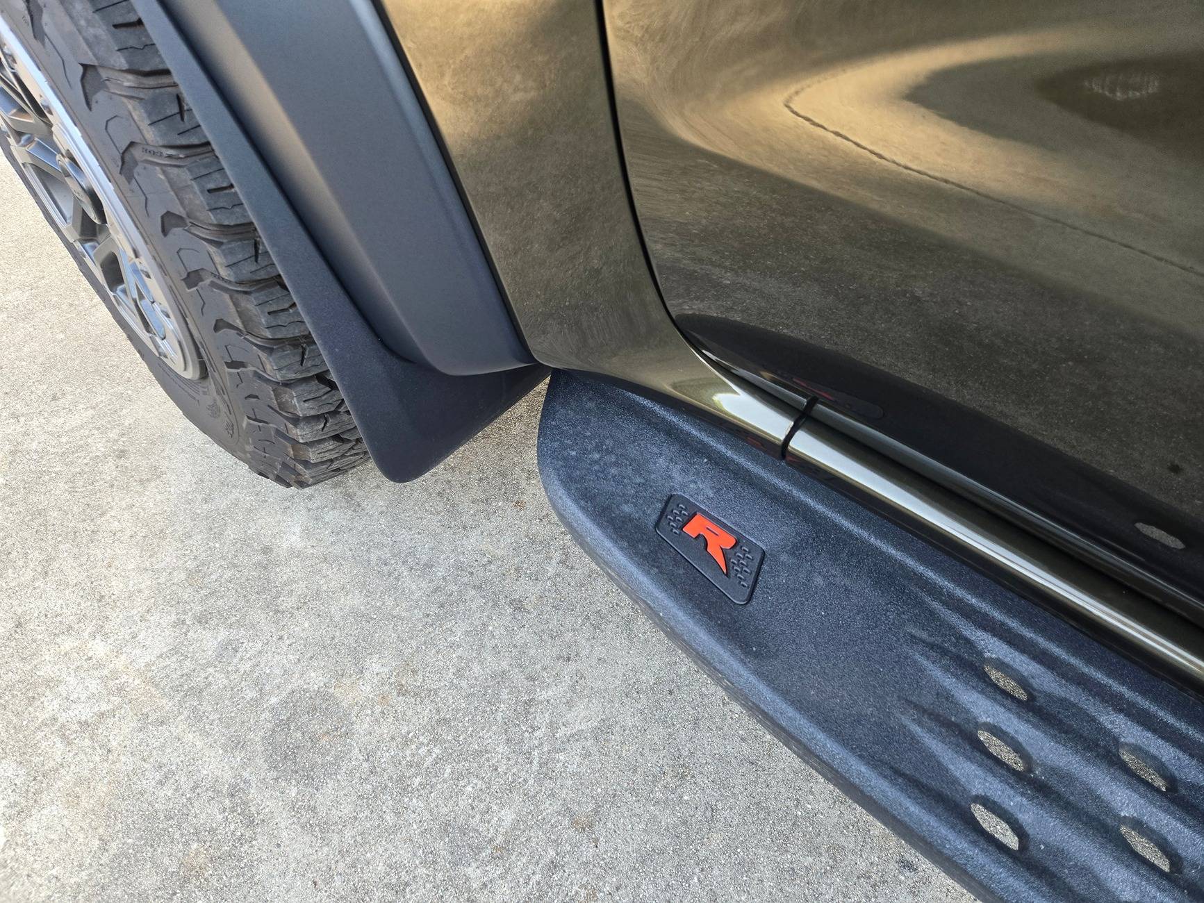Ford Ranger Ordered Raptor Running Board Stone Guards 20240702_182917