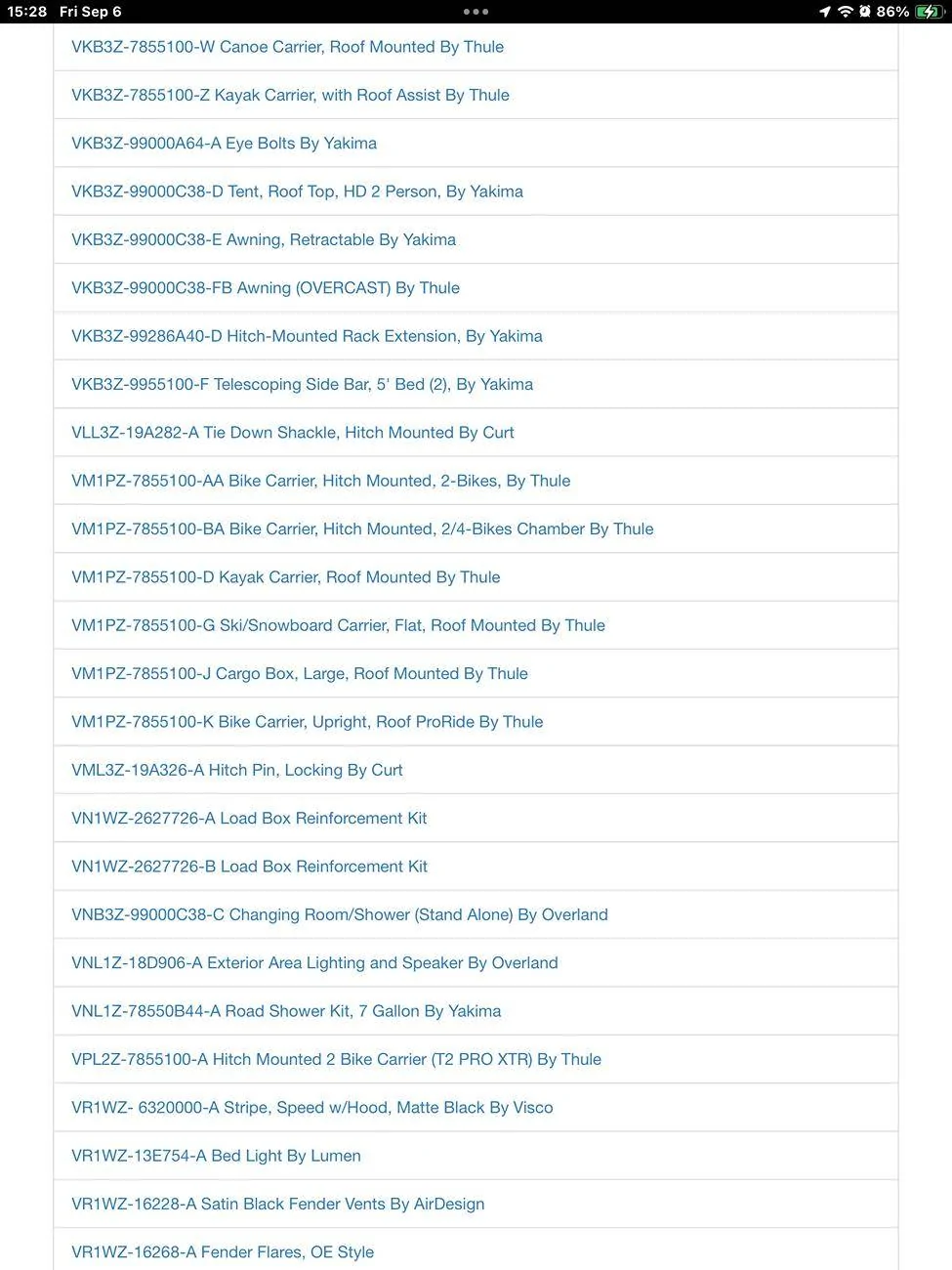 Ford Ranger FORD ACCESSORY INSTALLATION INSTRUCTION WEBSITE IMG_1223