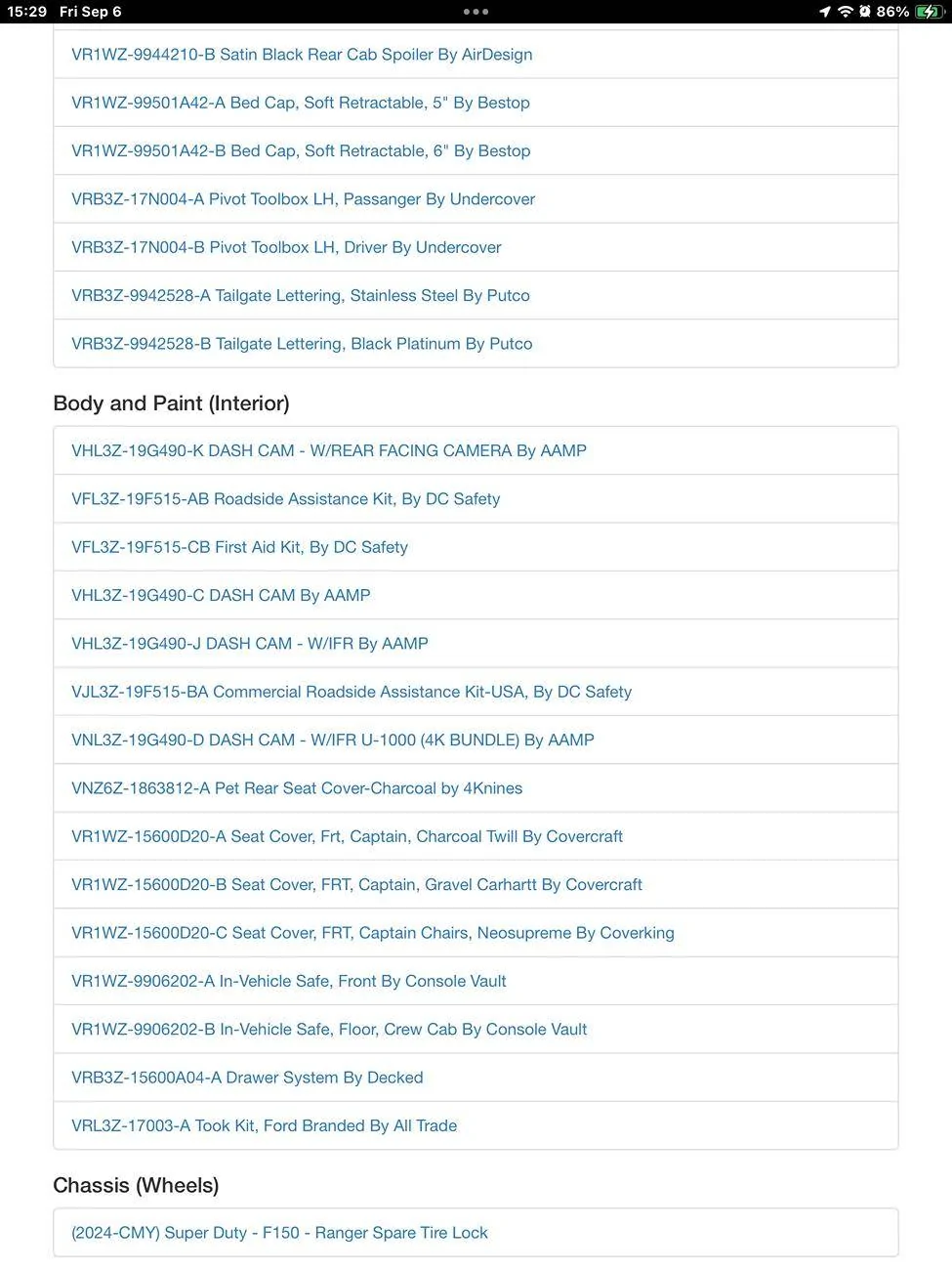 Ford Ranger FORD ACCESSORY INSTALLATION INSTRUCTION WEBSITE IMG_1225