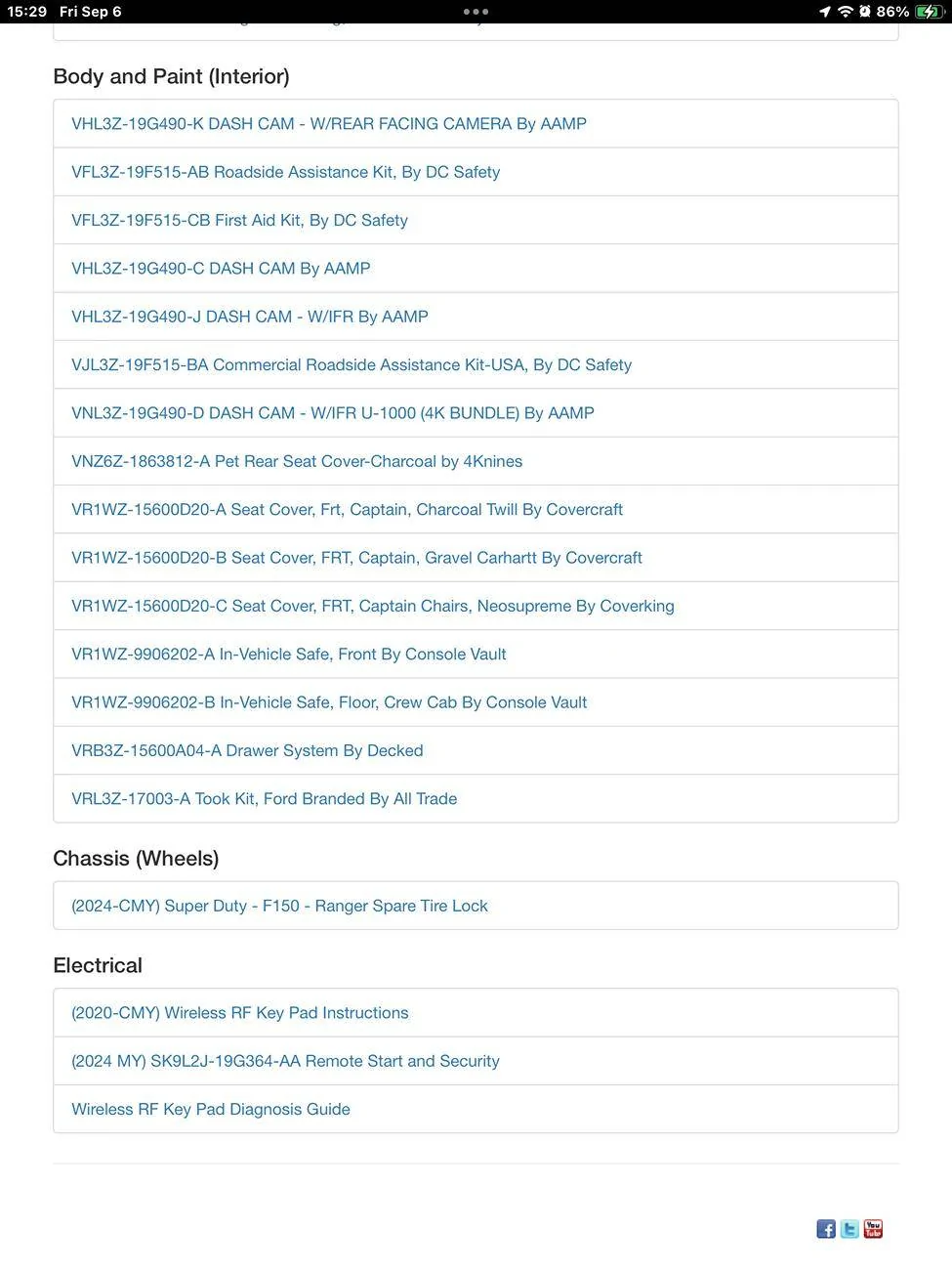 Ford Ranger FORD ACCESSORY INSTALLATION INSTRUCTION WEBSITE IMG_1226