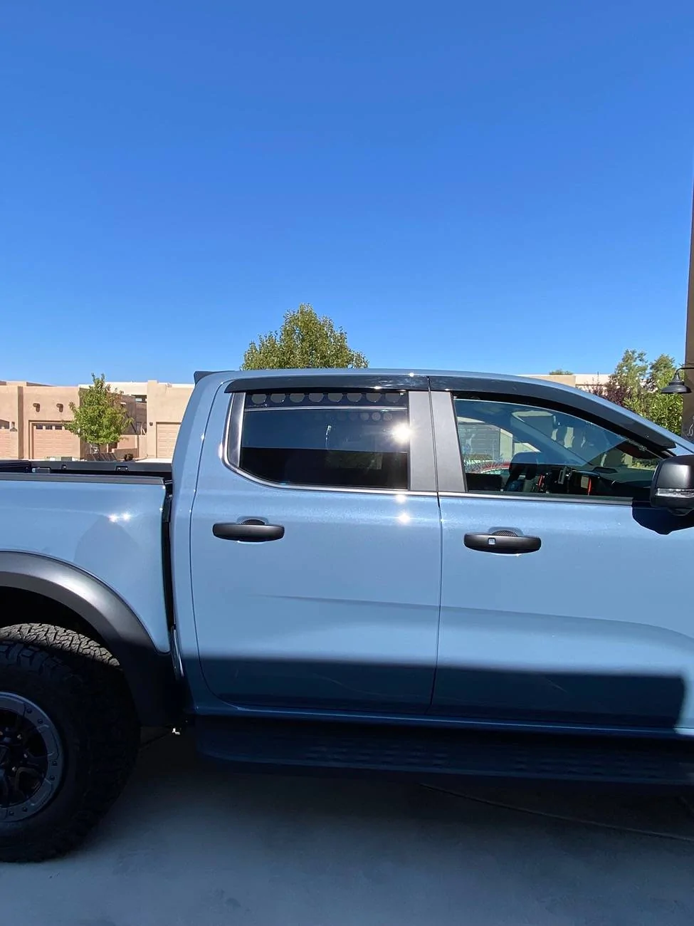 Ford Ranger Added Rok Bloc Window Vents IMG_2874