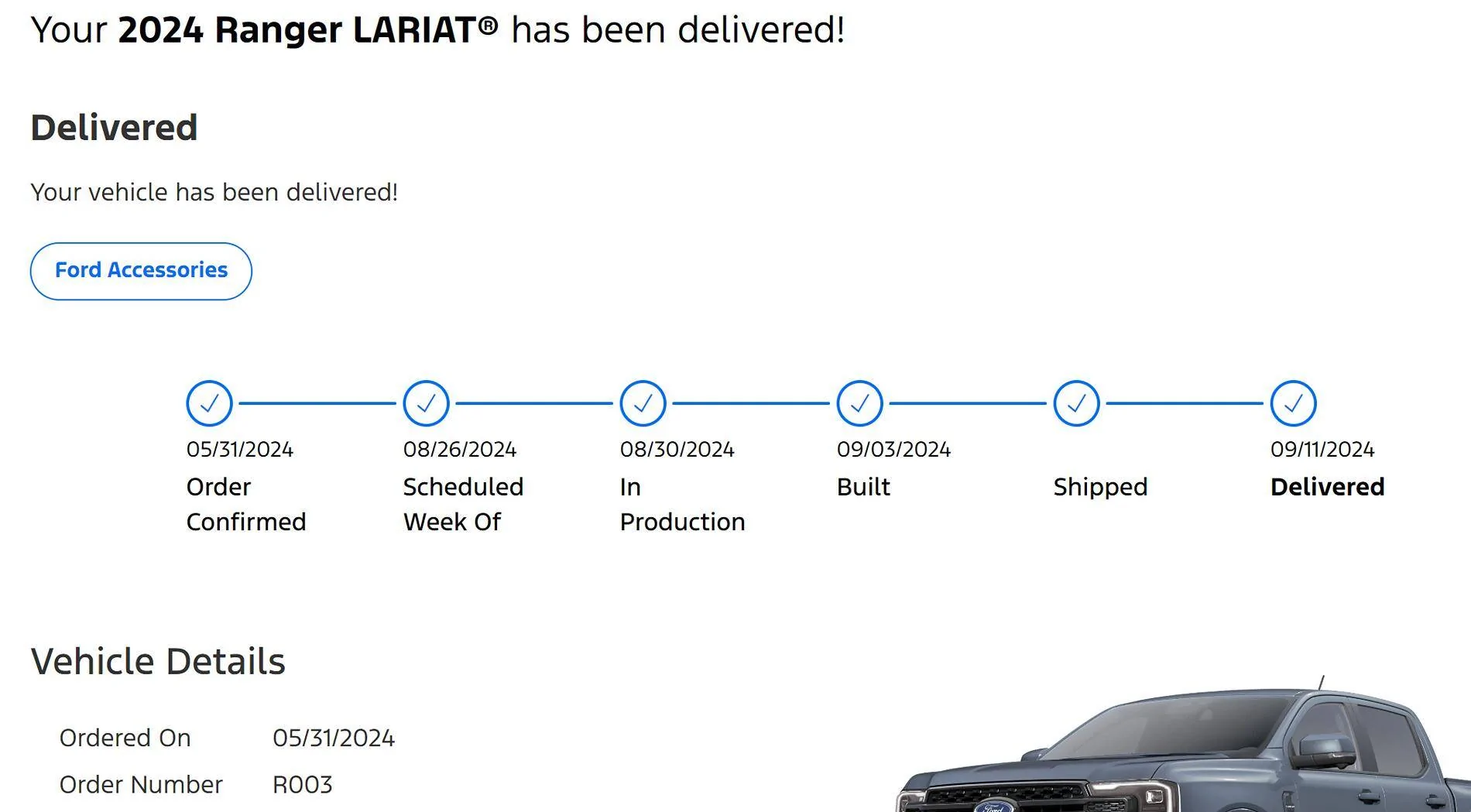 Ford Ranger Ranger 2.7L V6? What is your build date? 1726076416722-ez