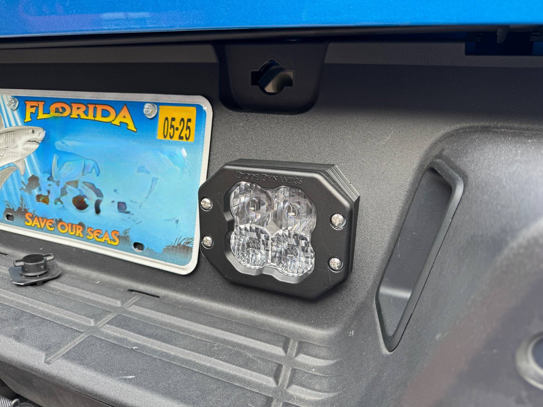 Ford Ranger Diode Dynamics SS3 Sport Combo Installed in Rear Bumper w/ help from 3D print IMG_2819