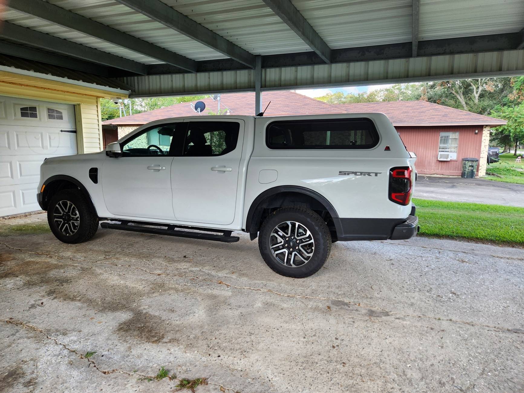 Ford Ranger Fiberglass Camper Shell - Squat Correction Needed? 20240923_095640