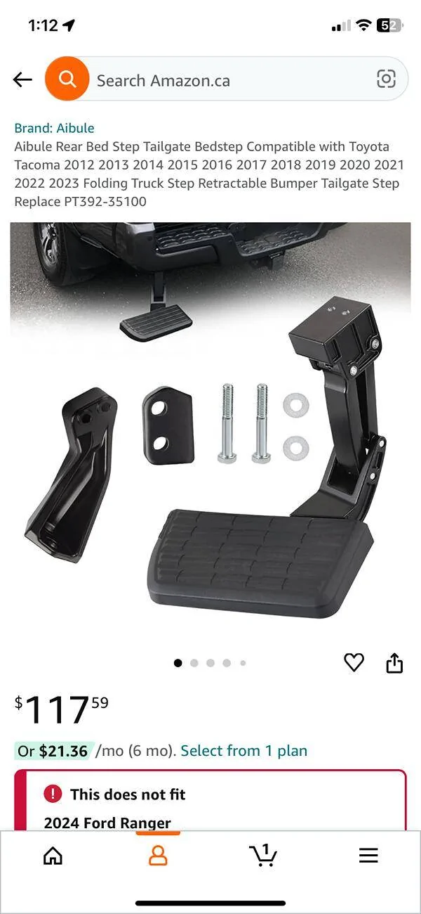Ford Ranger Retractable Bed Step recommendations? IMG_6471