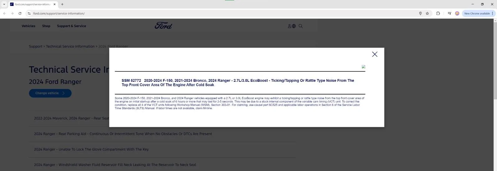 Ford Ranger Seeking advice on cam phaser issue 8bfb7082-1c6b-40ef-a376-701d913898e3