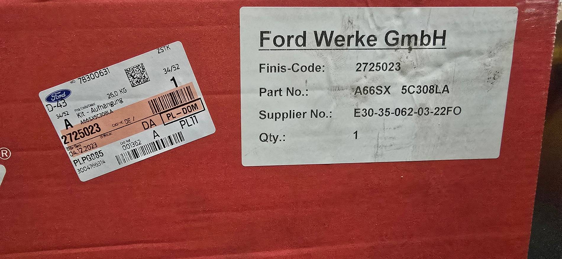 Ford Ranger Eibach coil spring level kit installed on Ranger Raptor - photos 20241006_221651