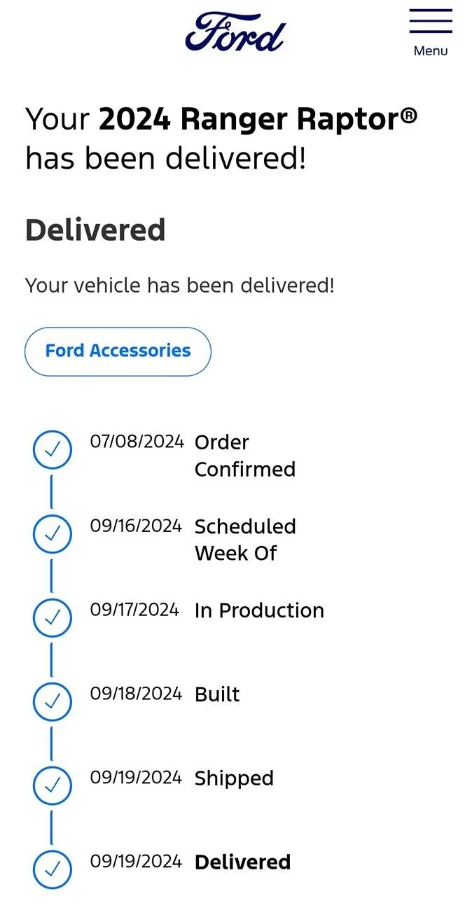 Ford Ranger Some info from Ford on the massive delivery delays Screenshot_20241007_201106_Chrom
