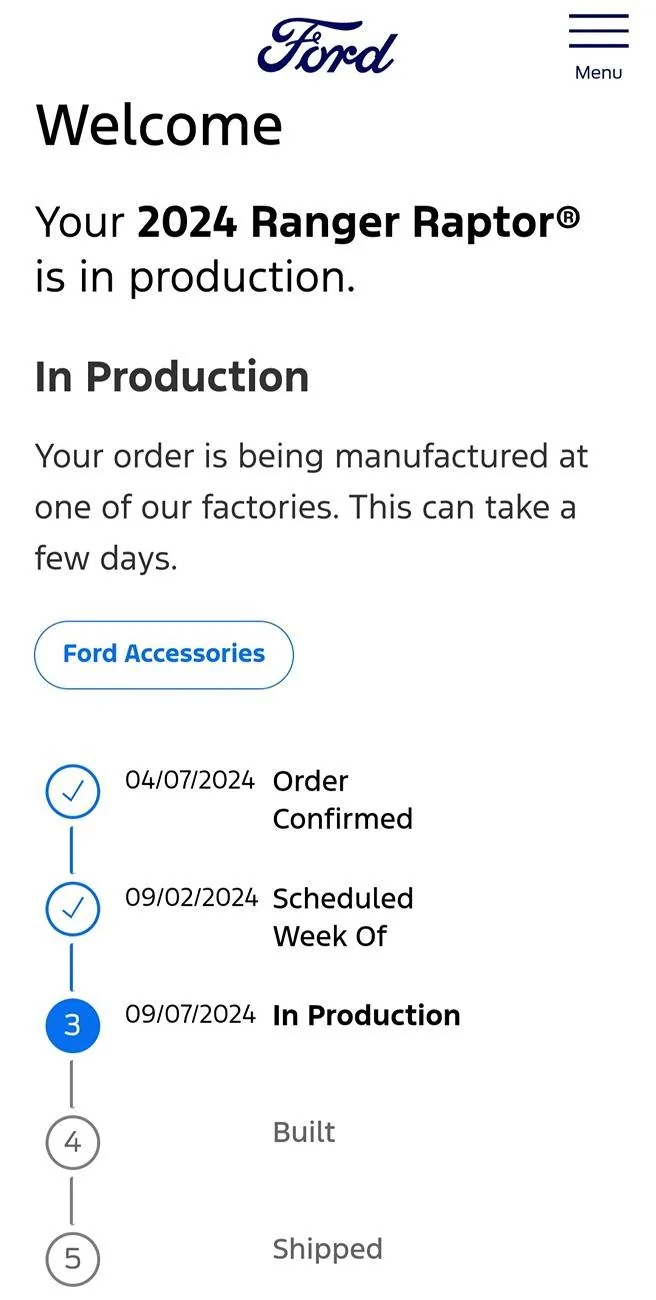 Ford Ranger Some info from Ford on the massive delivery delays Screenshot_20241007_200701_Chrom