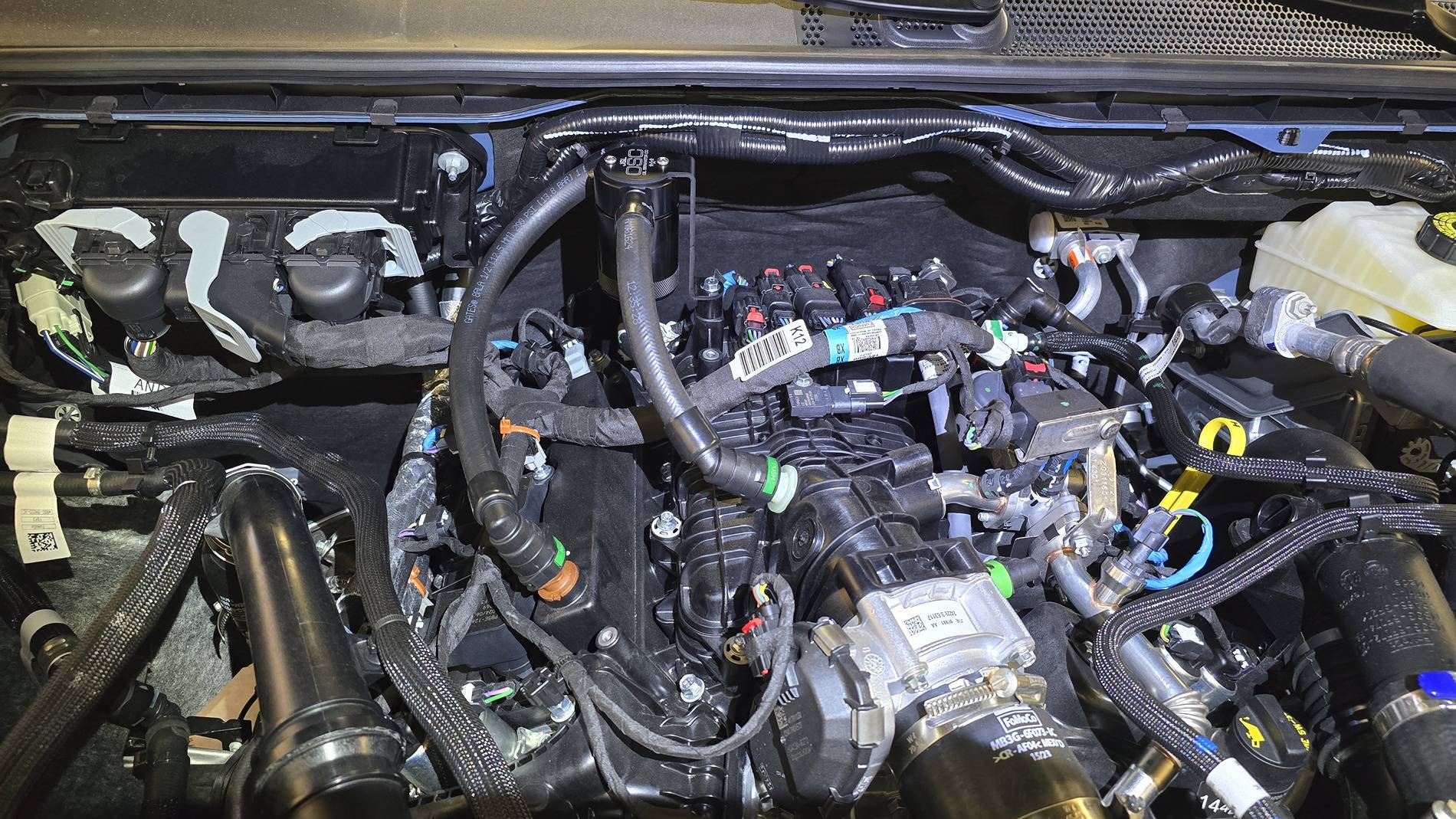 Ford Ranger J&L Bronco 2.7 Oil Separator Installed 20241008_135616