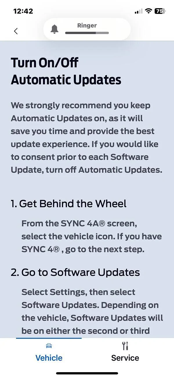 Ford Ranger New FordPass App Update (5.6.0) IMG_5497