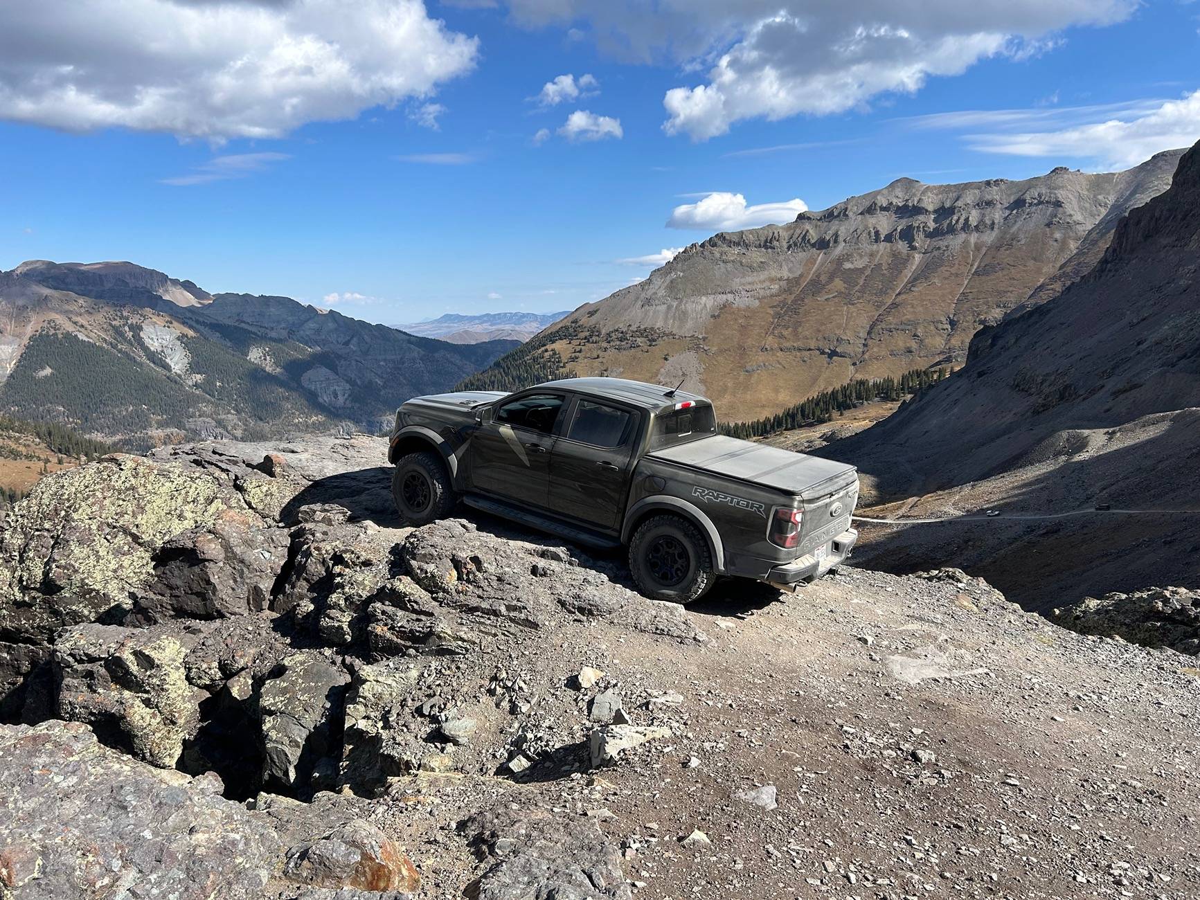 Ford Ranger First Ranger Raptor up Imogene Pass, maybe? IMG_1641