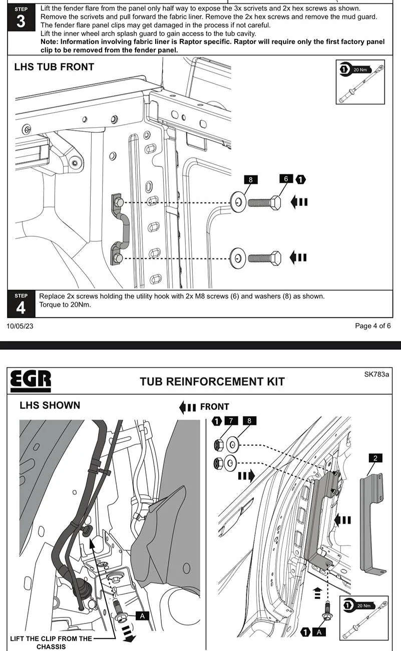 Ford Ranger EGR J BRACES IMG_2713