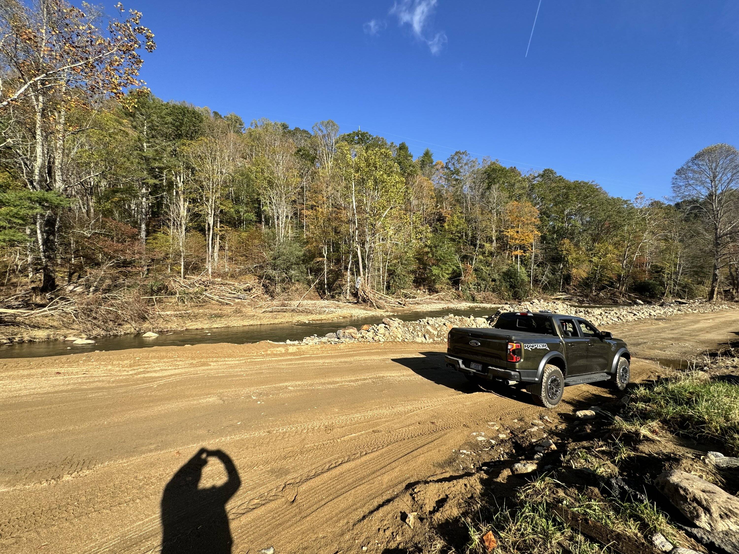 Ford Ranger Ranger Raptor helping in W. NC post-hurricane IMG_1359