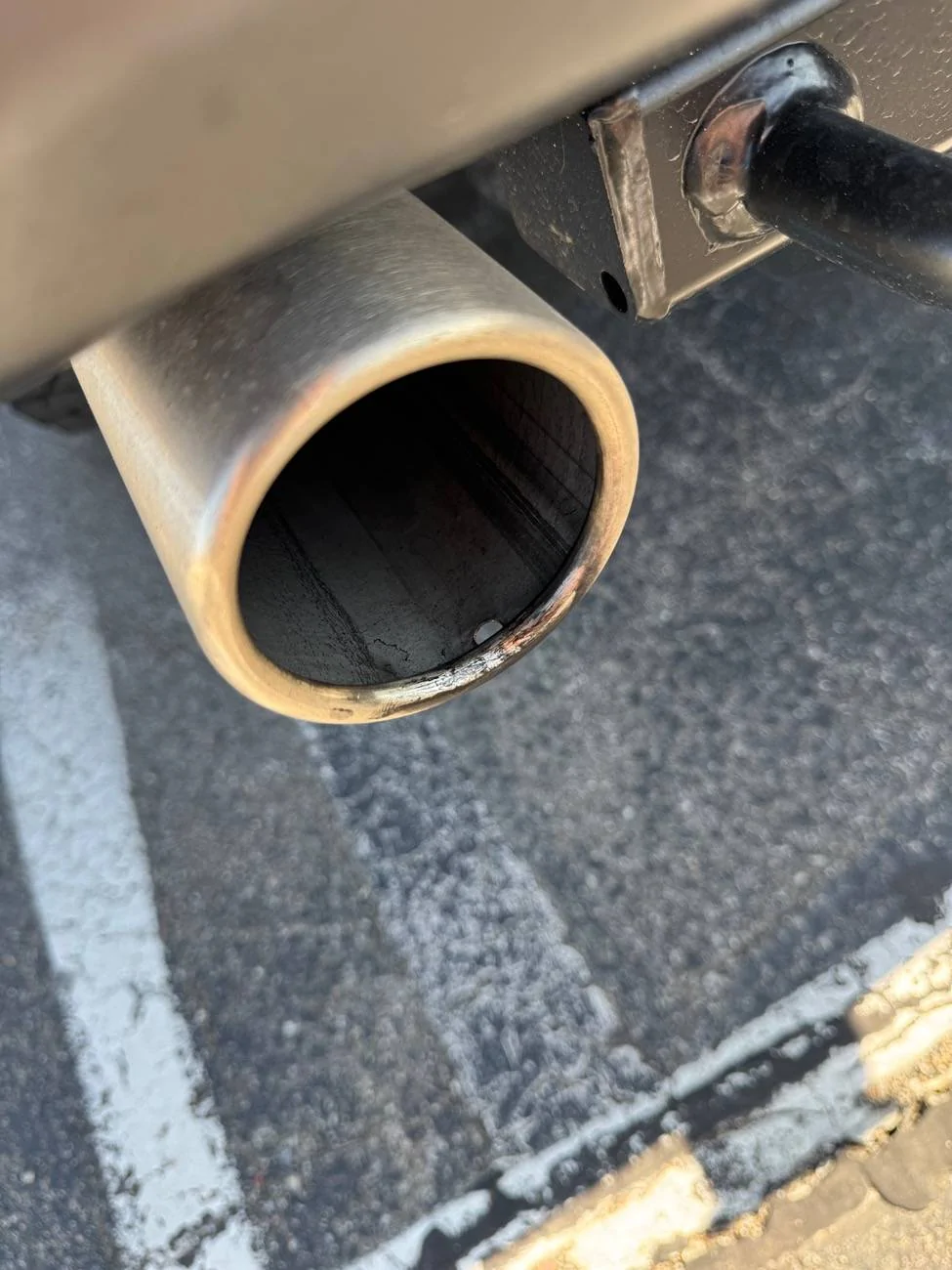 Ford Ranger Black residue on Ranger Raptor exhaust IMG_6743