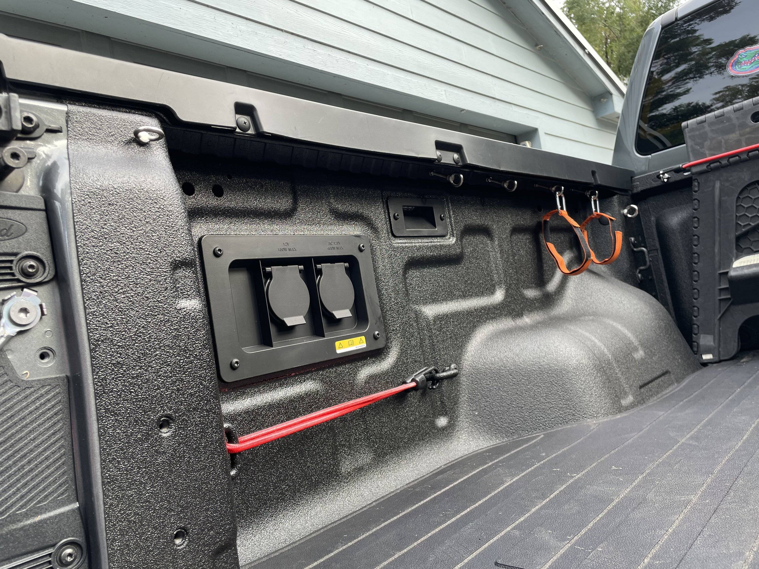 Ford Ranger Added some tie downs to bed today. IMG_5529