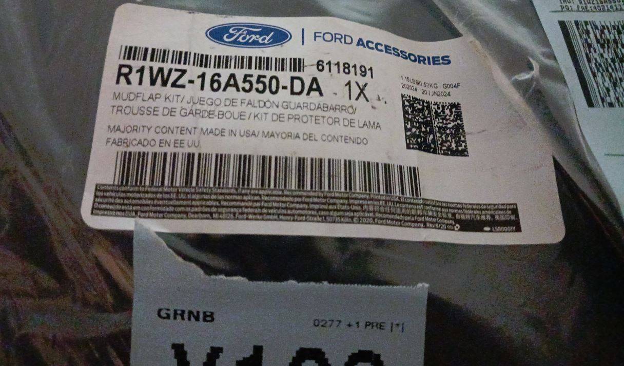 Ford Ranger NEW Splash Guards, Redback Series, Front & Rear (Free Shipping) Splash Guards3