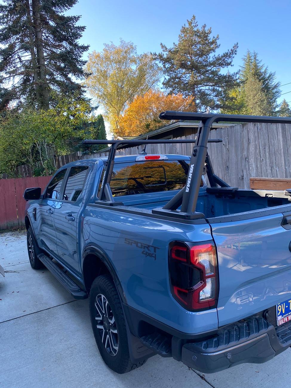 Ford Ranger Bed braces with yakama lumber rack IMG_0021
