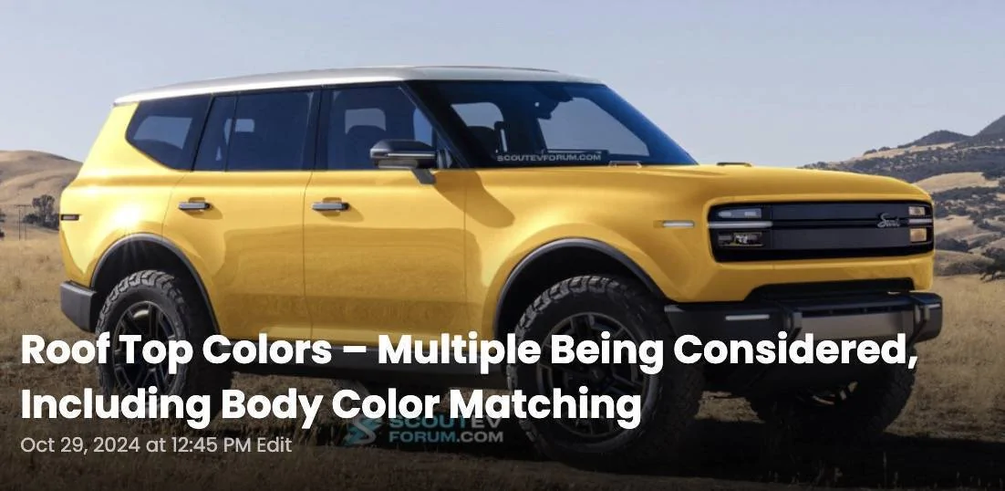 Ford Ranger Official: Scout EV Pickup & SUV debut w/ Gas Range Extender, 4x4, BOF, Lockers, Sway Bar Disconnect -- All Specs, Wallpapers, Video white-roof-top-scout-traveler-suv-ev-jpg-jpg-jpg