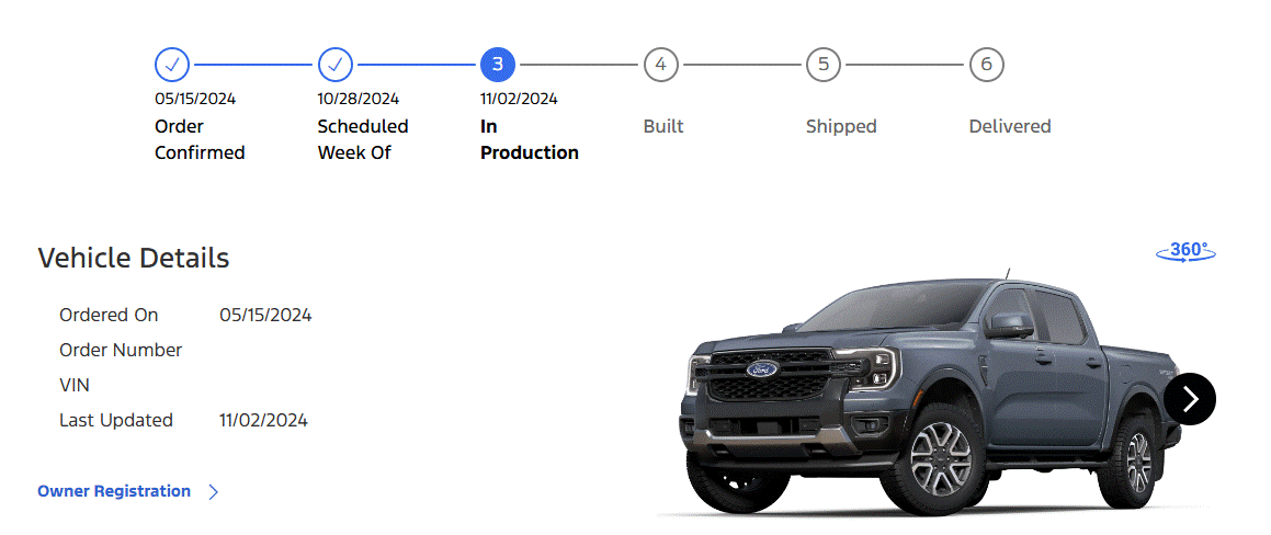 Ford Ranger Ranger 2.7L V6? What is your build date? Screenshot 2024-11-04 112219