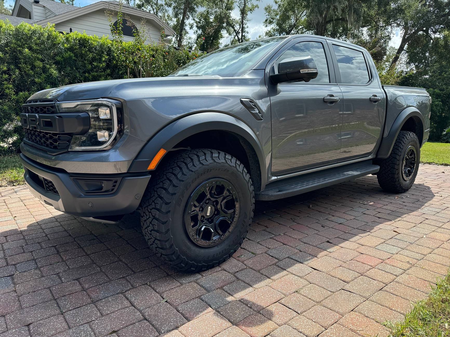 Ford Ranger Bronco Sasquatch wheels installed onRanger Raptor IMG_0390