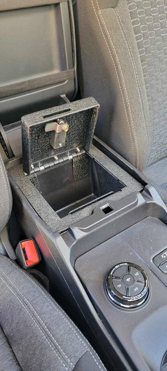 Ford Ranger New: Center Console Safe Vault by Muslogy Auto for Ford Ranger 1731036335046-8e