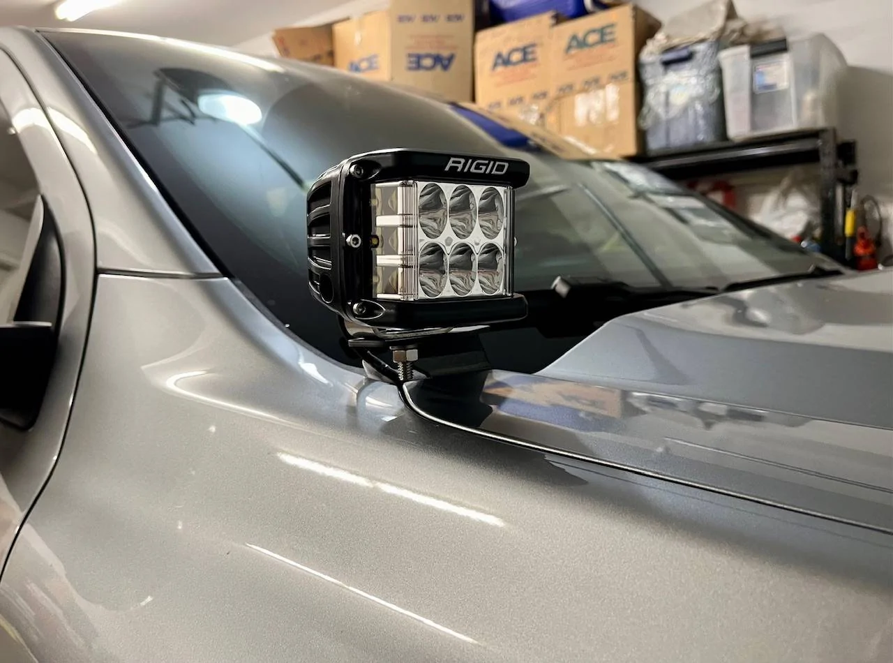 Ford Ranger Rigid Industries D-SS Pro Driving Light Pods & FSE-LA Mounts IMG_1176