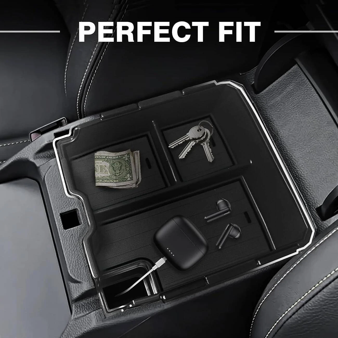 Ford Ranger New: Two-layer Console Organzier from Muslogy 1731319620560-m