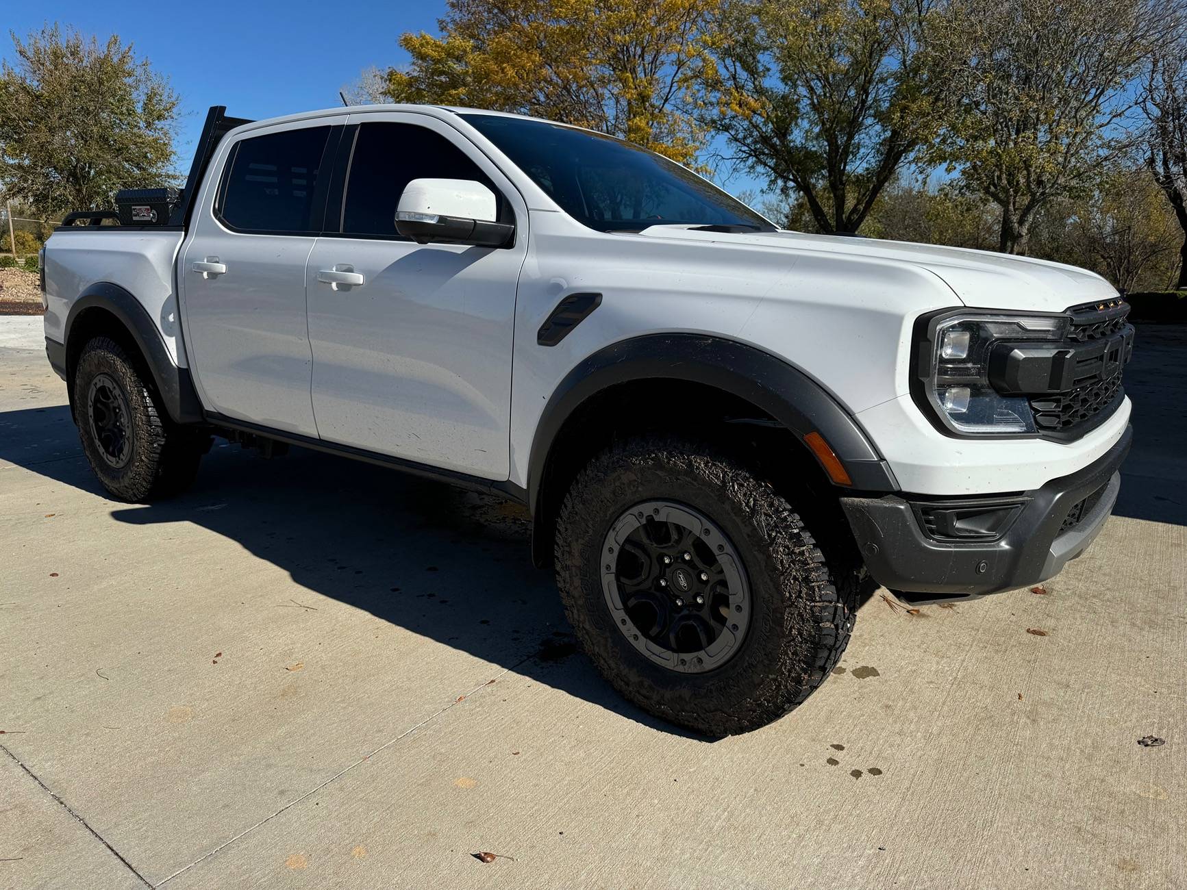 Ford Ranger Bronco Sasquatch wheels installed onRanger Raptor IMG_0171