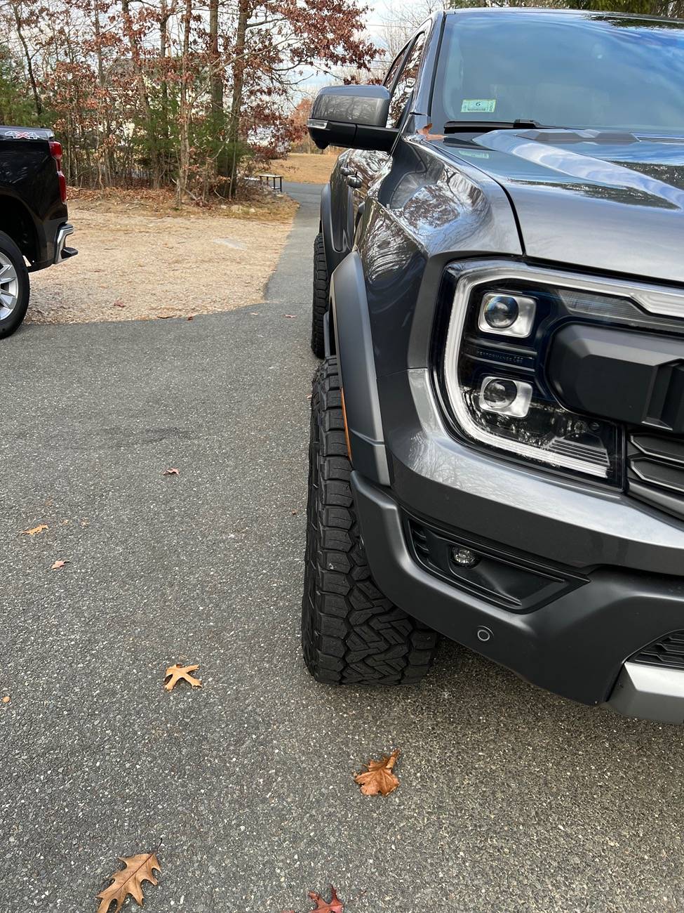 Ford Ranger 20x9.5 Vossen 20" Wheels wrapped in Nitto Recon Grappler A/T tires on Ranger Raptor IMG_2556