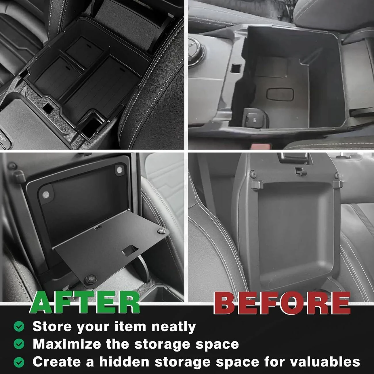 Ford Ranger Introduction: Center Console organizers by Muslogy 1731486940569-ml