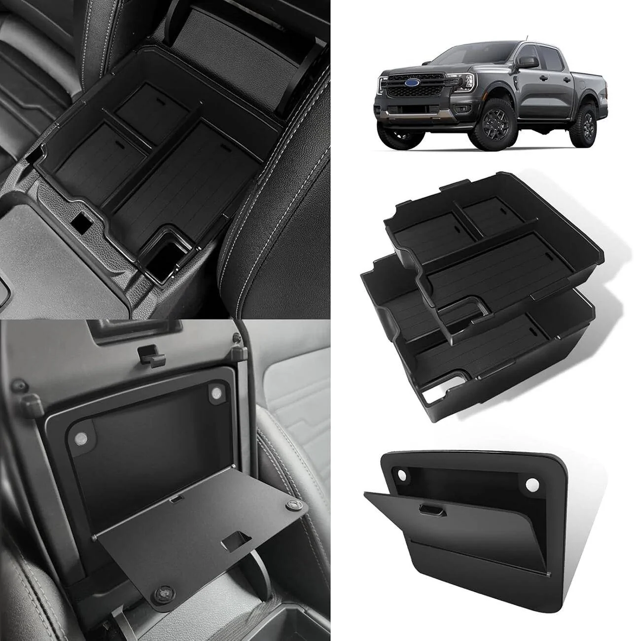 Ford Ranger Introduction: Center Console organizers by Muslogy 1731488918984-w6