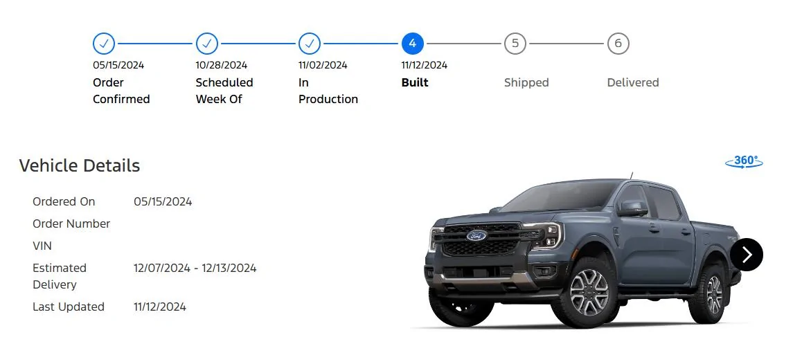 Ford Ranger Ranger 2.7L V6? What is your build date? 1731527132024-c2