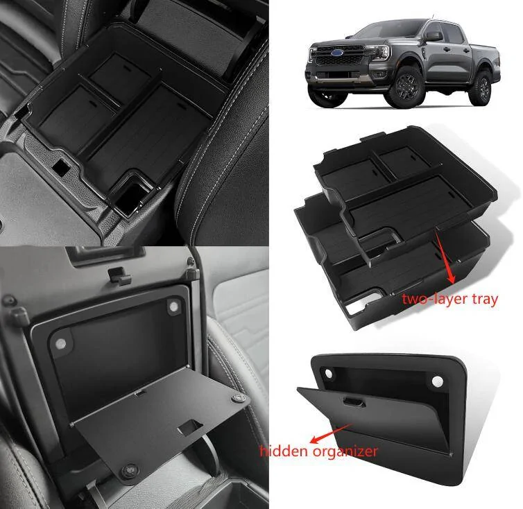 Ford Ranger Introduction: Center Console organizers by Muslogy 1731568292910-o2