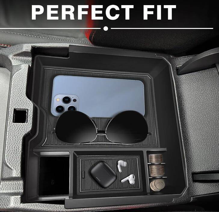 Ford Ranger Introduction: Center Console organizers by Muslogy 1731568352782-b
