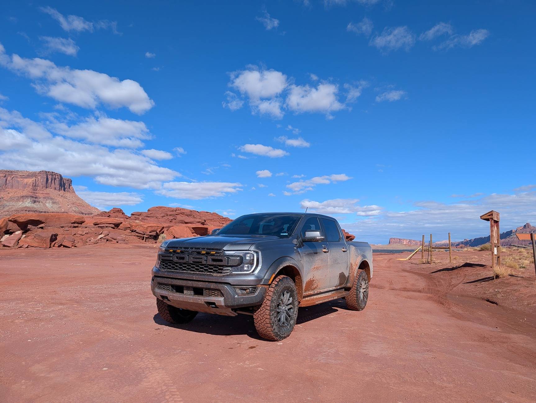Ford Ranger RR in I70 Blizzard and Moab in early November PXL_20241104_194633443