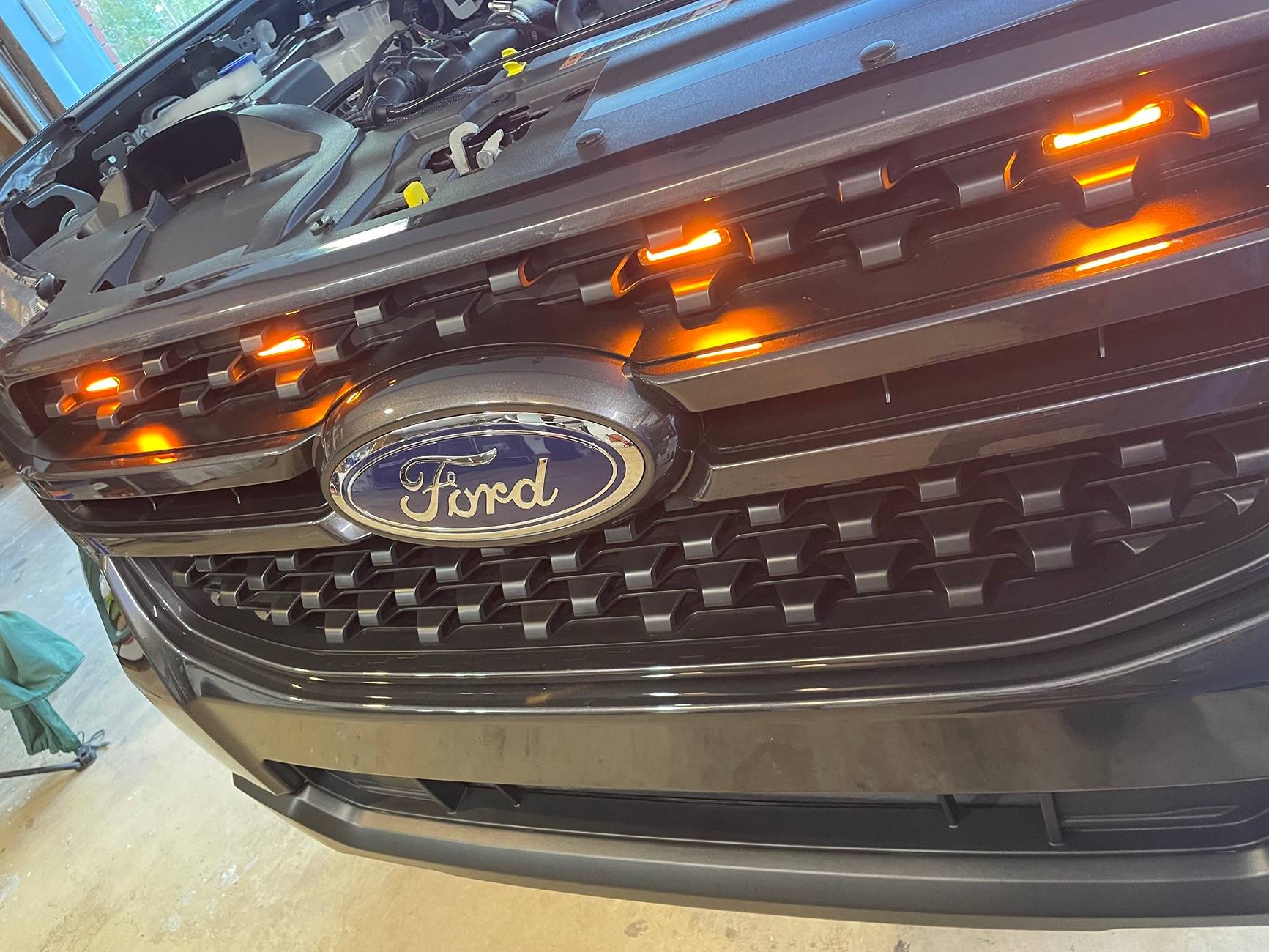 Ford Ranger F150 LED GRILL LIGHT KIT FOR XLT IMG_5669