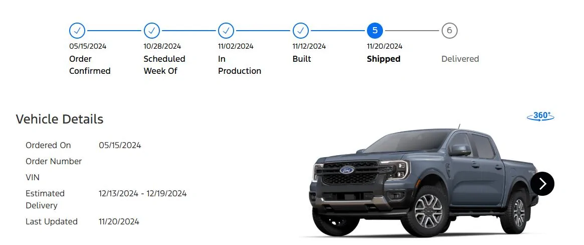 Ford Ranger Ranger 2.7L V6? What is your build date? 1732219901891-a4